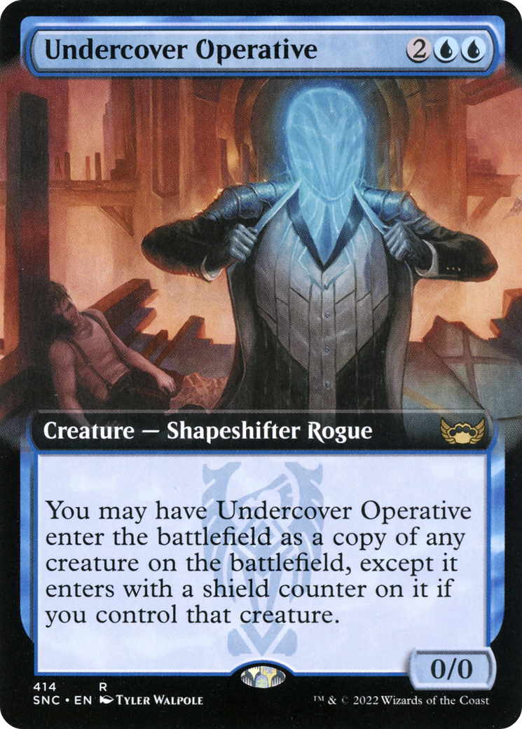 Undercover Operative (SNC-414) - Streets of New Capenna: (Extended Art) Foil - Premium MTG Single from Wizards of the Coast - Just $0.12! Shop now at Game Crave Tournament Store