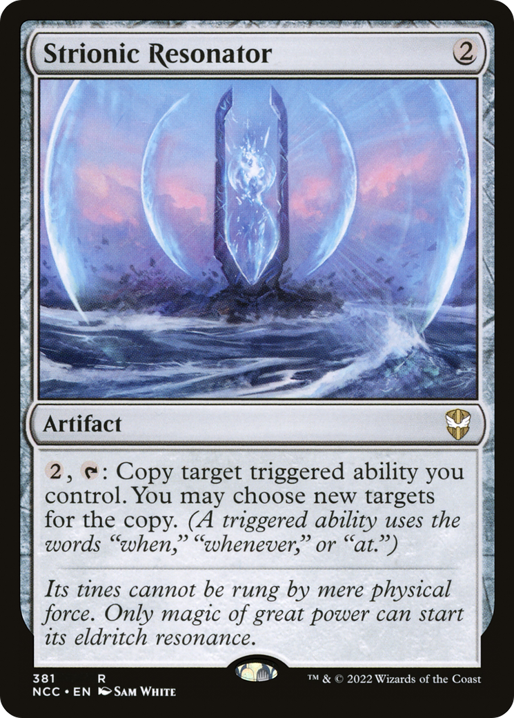 Strionic Resonator (NCC-381) - New Capenna Commander - Premium MTG Single from Wizards of the Coast - Just $1.24! Shop now at Game Crave Tournament Store