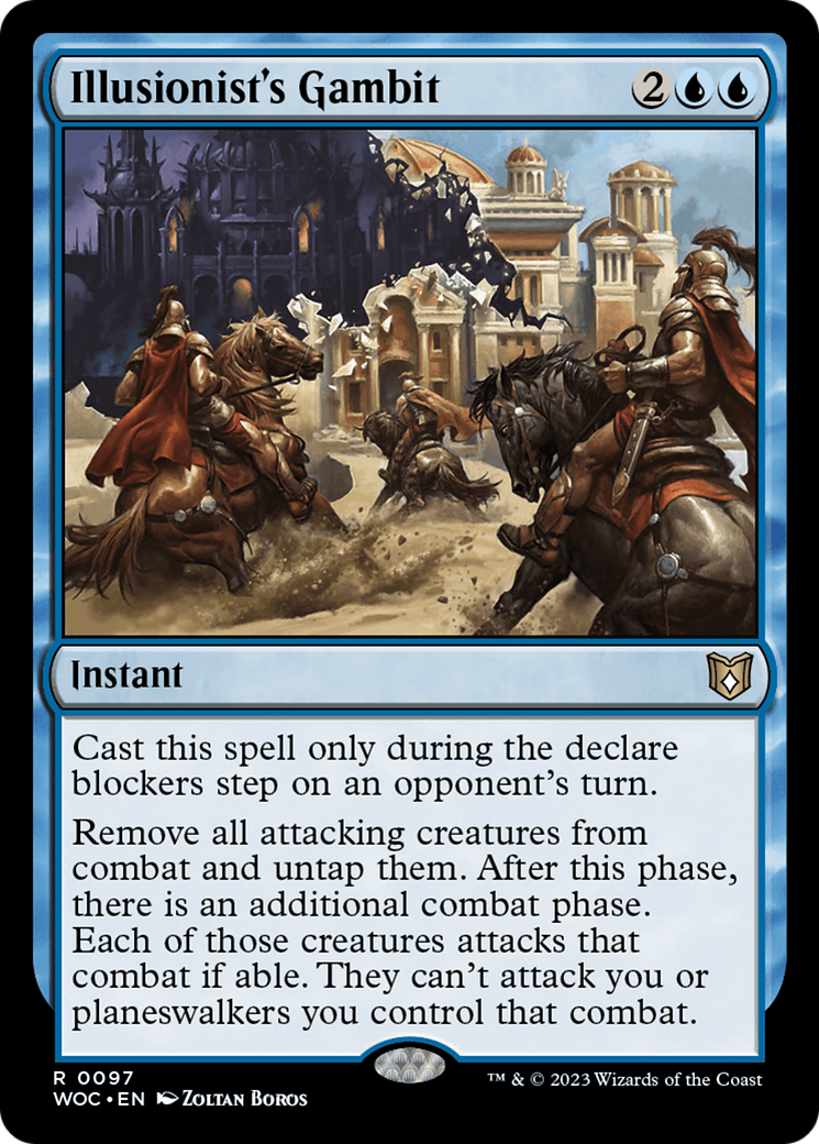 Illusionist's Gambit (WOC-097) - Wilds of Eldraine Commander - Premium MTG Single from Wizards of the Coast - Just $0.08! Shop now at Game Crave Tournament Store