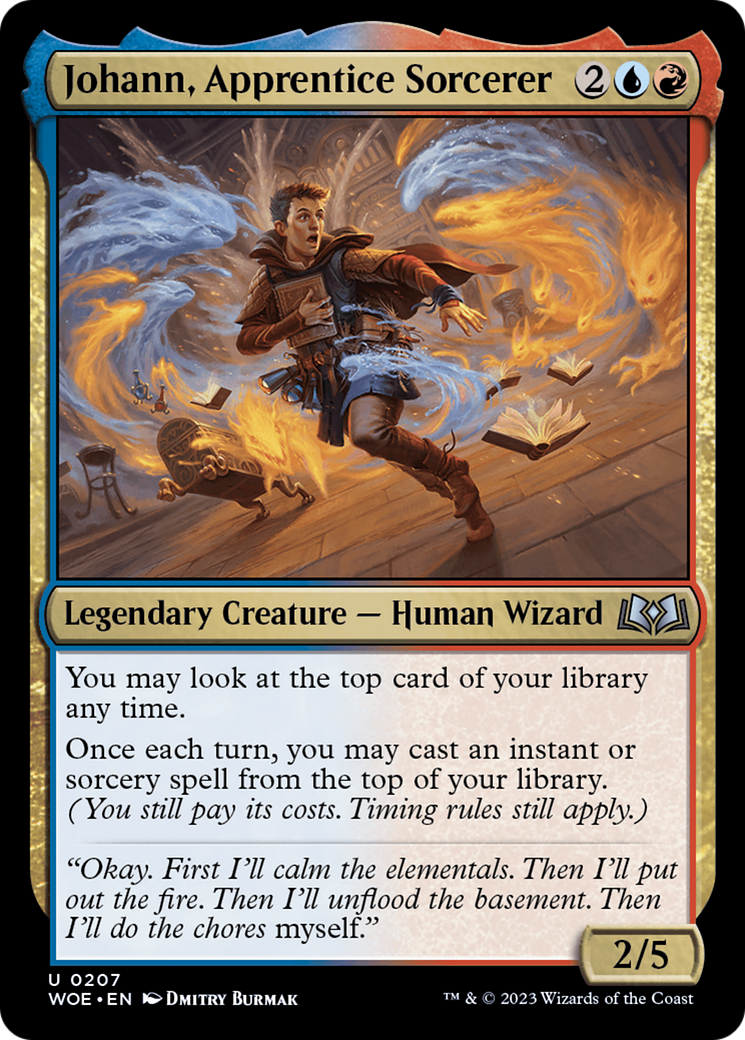 Johann, Apprentice Sorcerer (WOE-207) - Wilds of Eldraine - Premium MTG Single from Wizards of the Coast - Just $0.08! Shop now at Game Crave Tournament Store