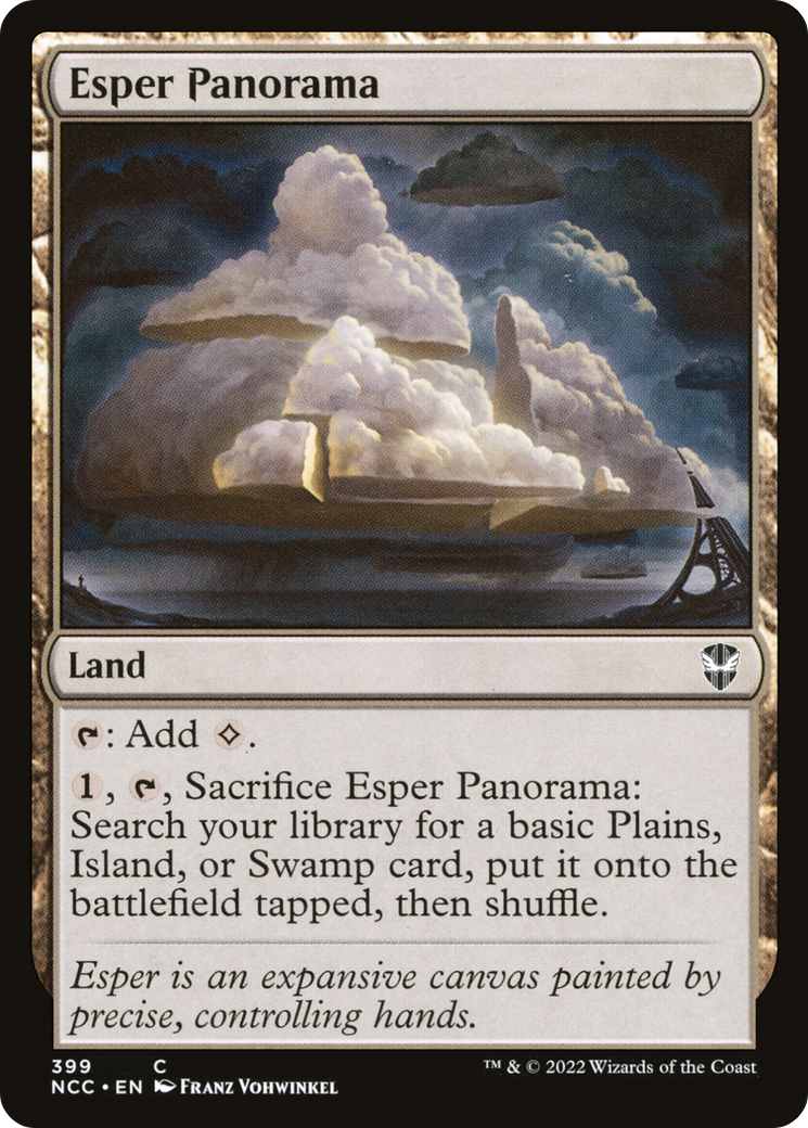 Esper Panorama (NCC-399) - New Capenna Commander - Premium MTG Single from Wizards of the Coast - Just $0.23! Shop now at Game Crave Tournament Store