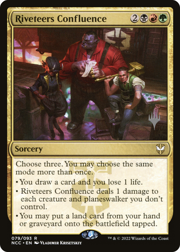 Riveteers Confluence (PNCC-79P) - New Capenna Commander Promos Foil - Premium MTG Single from Wizards of the Coast - Just $0.79! Shop now at Game Crave Tournament Store
