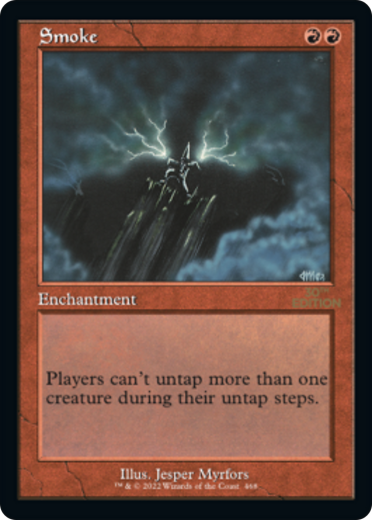 Smoke (30A-468) - 30th Anniversary Edition - Premium MTG Single from Wizards of the Coast - Just $48! Shop now at Game Crave Tournament Store