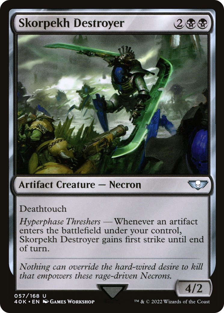 Skorpekh Destroyer (40K-057) - Warhammer 40,000 Commander - Premium MTG Single from Wizards of the Coast - Just $0.25! Shop now at Game Crave Tournament Store