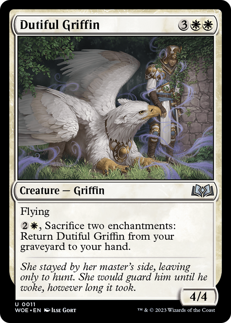 Dutiful Griffin (WOE-011) - Wilds of Eldraine - Premium MTG Single from Wizards of the Coast - Just $0.08! Shop now at Game Crave Tournament Store