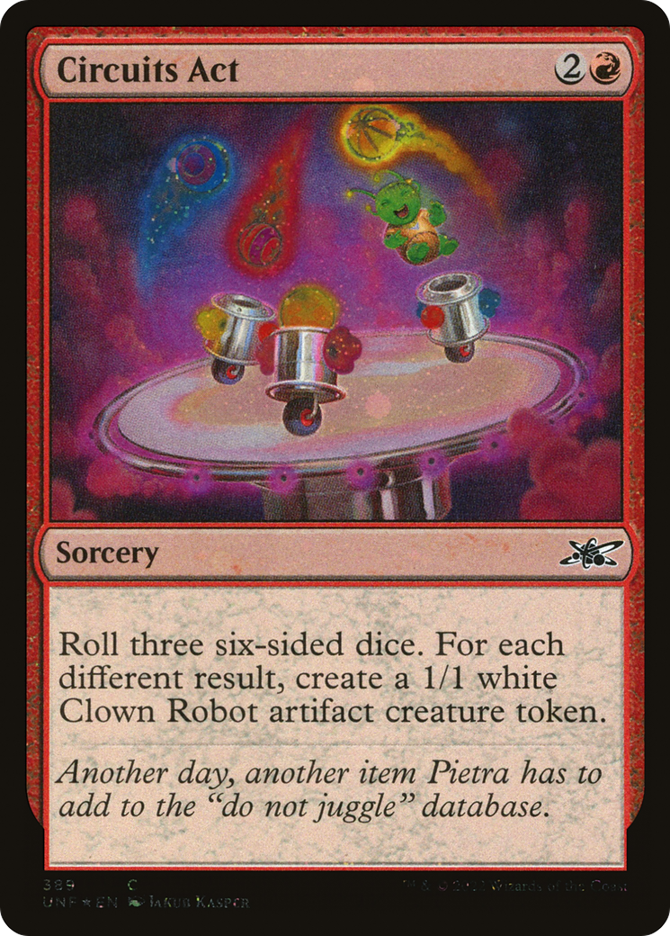 Circuits Act (UNF-389) - Unfinity Foil - Premium MTG Single from Wizards of the Coast - Just $2.85! Shop now at Game Crave Tournament Store