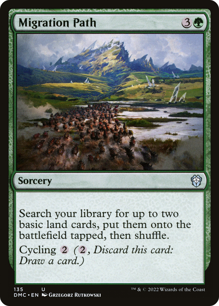 Migration Path (DMC-135) - Dominaria United Commander - Premium MTG Single from Wizards of the Coast - Just $0.13! Shop now at Game Crave Tournament Store