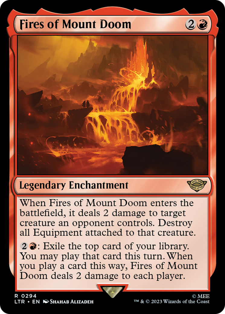 Fires of Mount Doom (LTR-294) - The Lord of the Rings: Tales of Middle-earth - Premium MTG Single from Wizards of the Coast - Just $0.12! Shop now at Game Crave Tournament Store