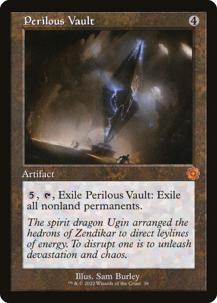 Perilous Vault (BRR-038) - The Brothers' War Retro Artifacts Foil - Premium MTG Single from Wizards of the Coast - Just $0.36! Shop now at Game Crave Tournament Store