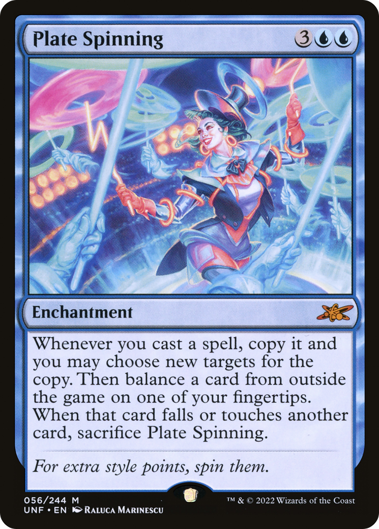 Plate Spinning (UNF-056) - Unfinity Foil - Premium MTG Single from Wizards of the Coast - Just $0.08! Shop now at Game Crave Tournament Store