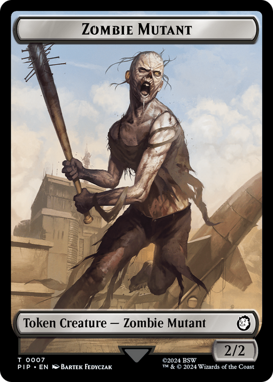 Zombie Mutant (TPIP-007) - Fallout Tokens - Premium MTG Single from Wizards of the Coast - Just $0! Shop now at Game Crave Tournament Store