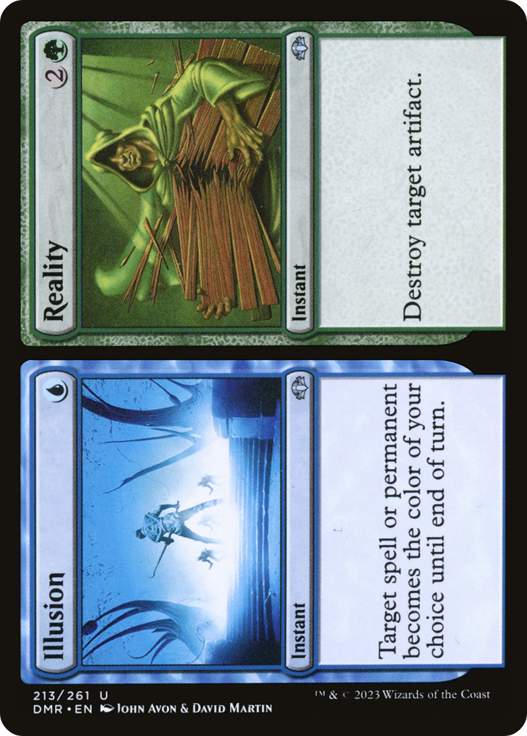Illusion // Reality (DMR-213) - Dominaria Remastered - Premium MTG Single from Wizards of the Coast - Just $0.25! Shop now at Game Crave Tournament Store