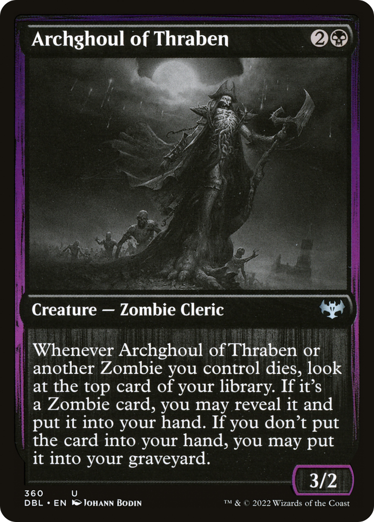Archghoul of Thraben (DBL-360) - Innistrad: Double Feature Foil - Premium MTG Single from Wizards of the Coast - Just $0.80! Shop now at Game Crave Tournament Store