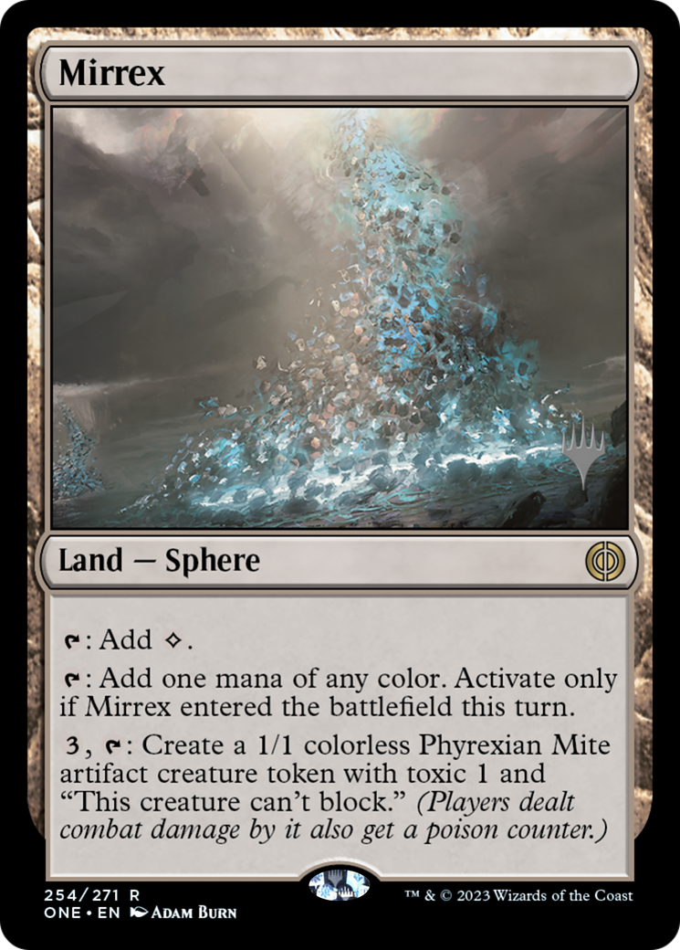 Mirrex (PONE-254P) - Phyrexia: All Will Be One Promos Foil - Premium MTG Single from Wizards of the Coast - Just $0.41! Shop now at Game Crave Tournament Store