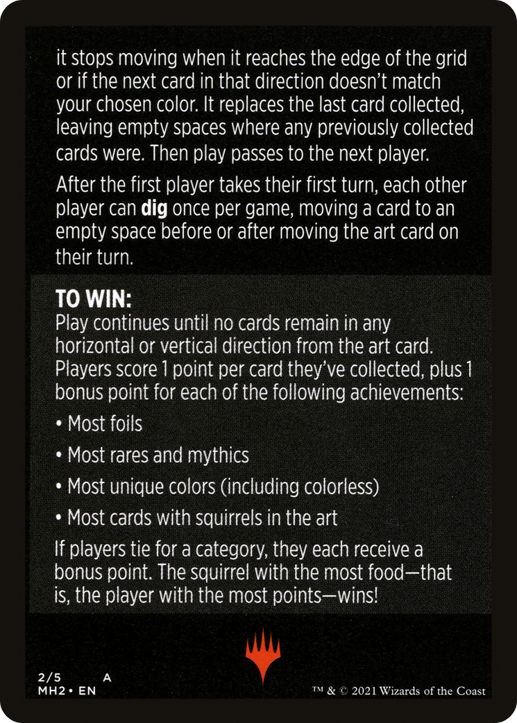 Foraging Squirrels // Foraging Squirrels (cont'd) (MMH2-002) - Modern Horizons 2 Minigames Foil - Premium MTG Single from Wizards of the Coast - Just $0! Shop now at Game Crave Tournament Store