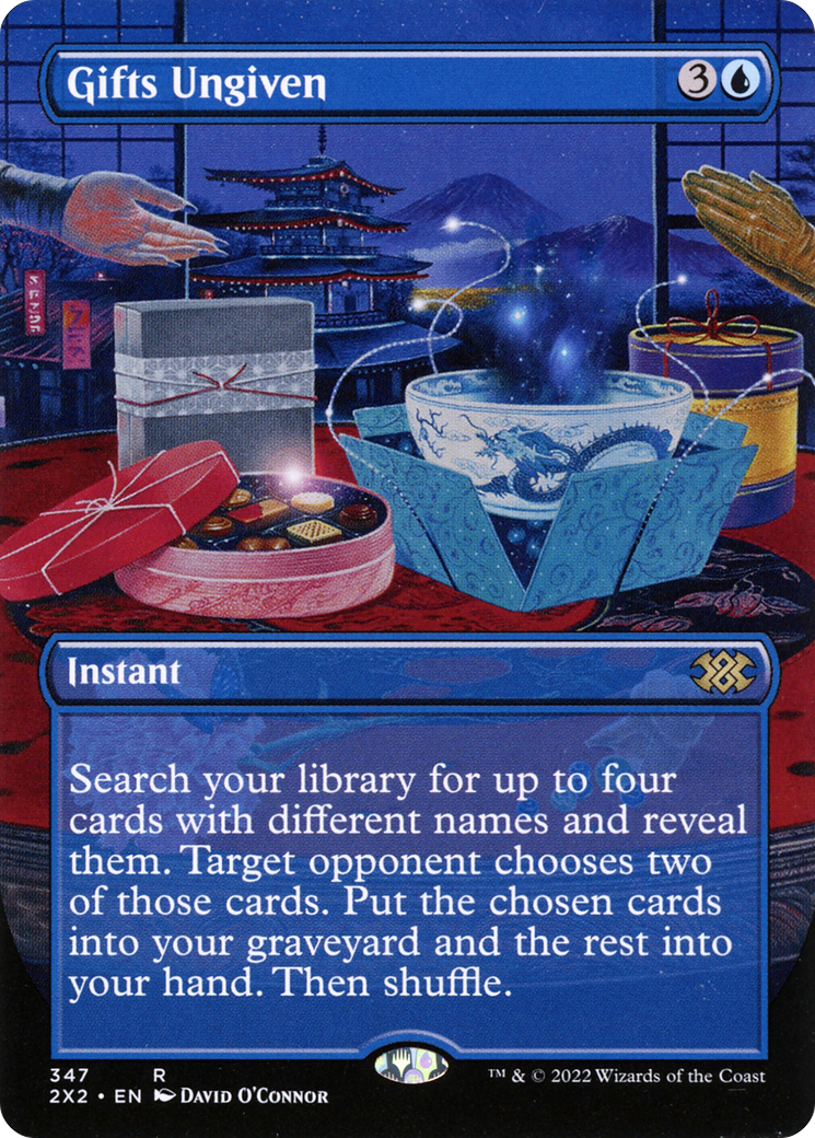 Gifts Ungiven (2X2-347) - Double Masters 2022 (Borderless) - Premium MTG Single from Wizards of the Coast - Just $2.21! Shop now at Game Crave Tournament Store