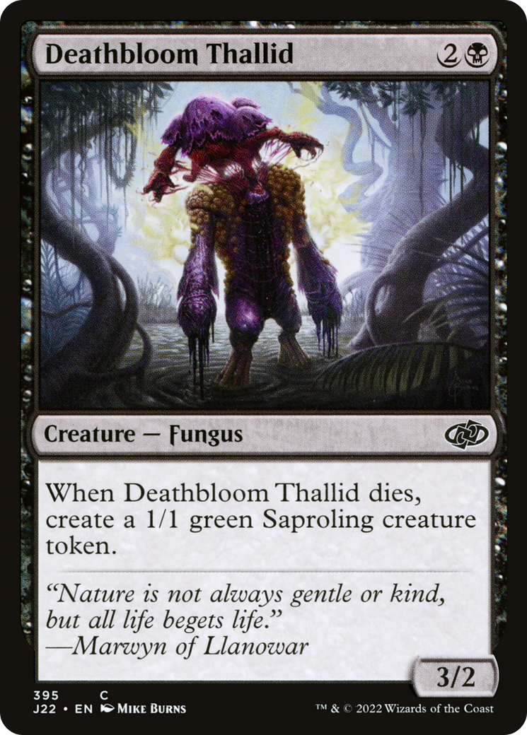 Deathbloom Thallid (J22-395) - Jumpstart 2022 - Premium MTG Single from Wizards of the Coast - Just $0.08! Shop now at Game Crave Tournament Store