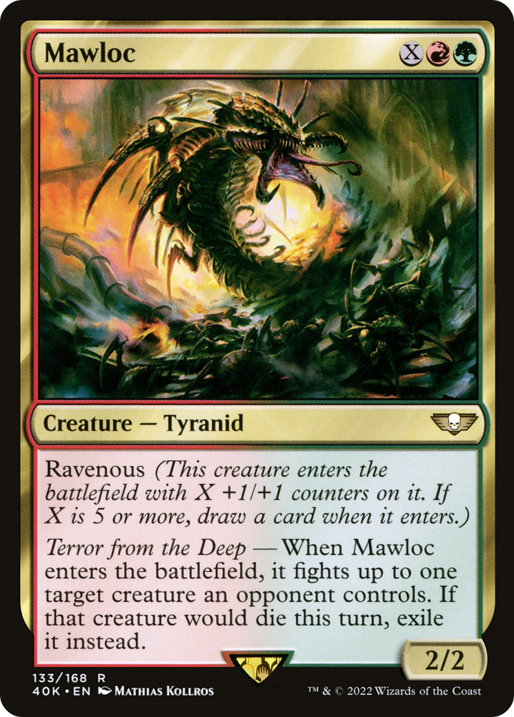 Mawloc (40K-133) - Warhammer 40,000 Commander - Premium MTG Single from Wizards of the Coast - Just $3.02! Shop now at Game Crave Tournament Store