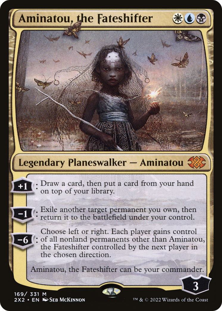 Aminatou, the Fateshifter (2X2-169) - Double Masters 2022 - Premium MTG Single from Wizards of the Coast - Just $2.41! Shop now at Game Crave Tournament Store