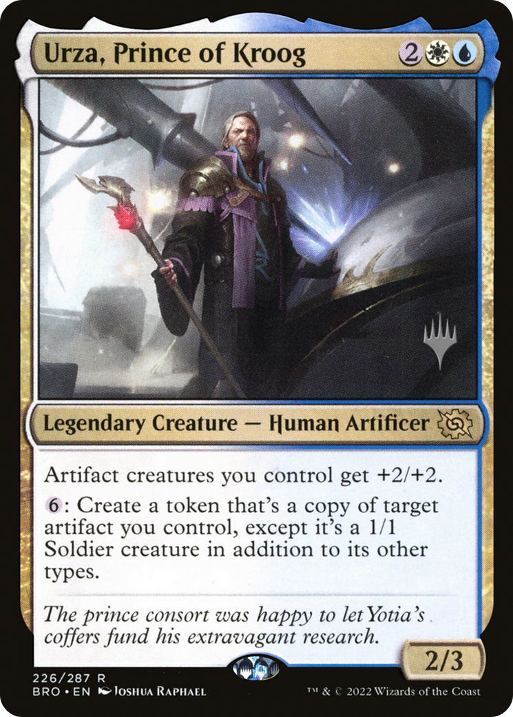 Urza, Prince of Kroog (PBRO-226P) - The Brothers' War Promos - Premium MTG Single from Wizards of the Coast - Just $0.43! Shop now at Game Crave Tournament Store