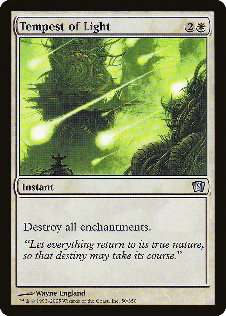 Tempest of Light (9ED-50★) - Ninth Edition Foil - Premium MTG Single from Wizards of the Coast - Just $0.16! Shop now at Game Crave Tournament Store