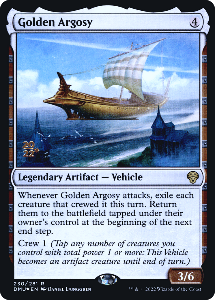 Golden Argosy (PDMU-230S) - Dominaria United Promos Foil - Premium MTG Single from Wizards of the Coast - Just $0.43! Shop now at Game Crave Tournament Store