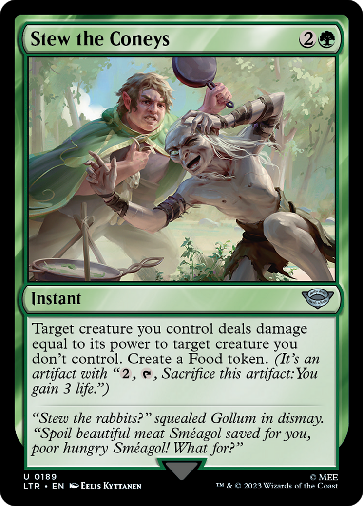 Stew the Coneys (LTR-189) - The Lord of the Rings: Tales of Middle-earth - Premium MTG Single from Wizards of the Coast - Just $0.08! Shop now at Game Crave Tournament Store