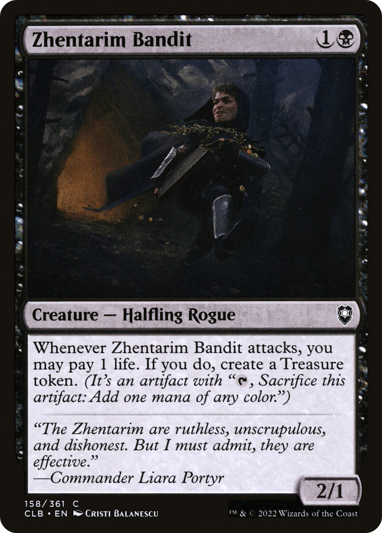 Zhentarim Bandit (CLB-158) - Commander Legends: Battle for Baldur's Gate Foil - Premium MTG Single from Wizards of the Coast - Just $0.08! Shop now at Game Crave Tournament Store