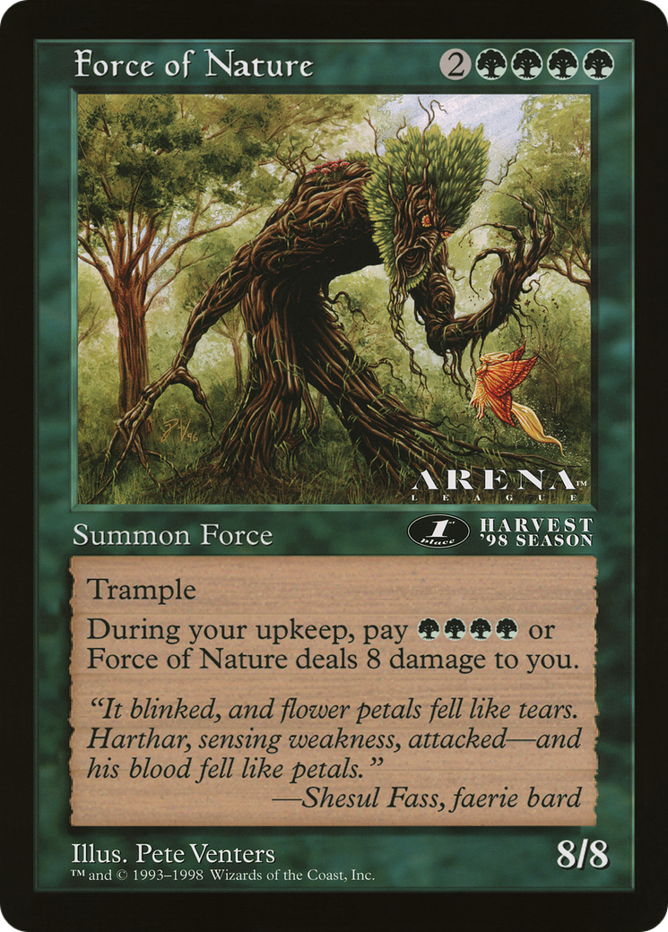 Force of Nature (OLEP-052) - Oversized League Prizes - Premium MTG Single from Wizards of the Coast - Just $0! Shop now at Game Crave Tournament Store