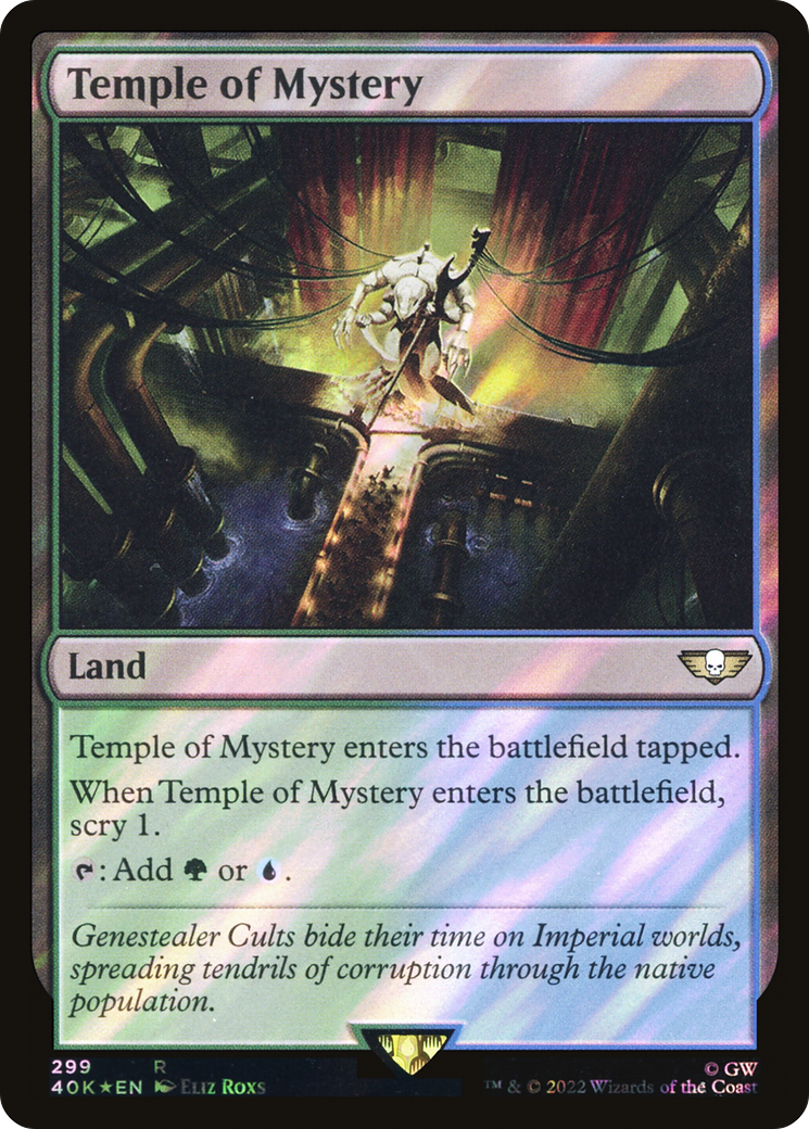 Temple of Mystery (40K-299★) - Warhammer 40,000 Commander Foil - Premium MTG Single from Wizards of the Coast - Just $0.25! Shop now at Game Crave Tournament Store