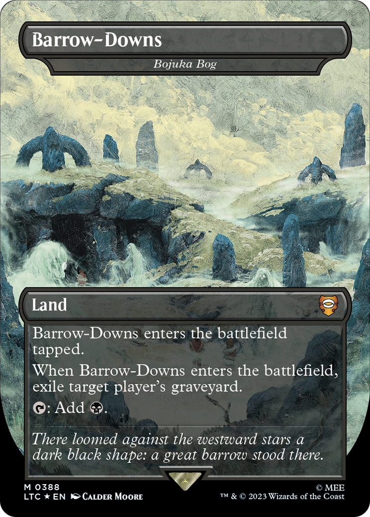 Bojuka Bog (LTC-388) - Tales of Middle-earth Commander / Barrow-Downs (Borderless) Foil - Premium MTG Single from Wizards of the Coast - Just $19.25! Shop now at Game Crave Tournament Store