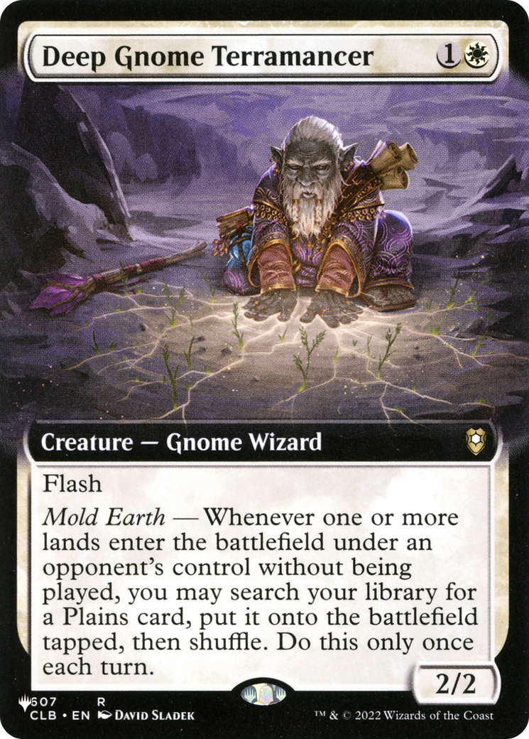 Deep Gnome Terramancer (PLIST-1291) - The List: (Extended Art) - Premium MTG Single from Wizards of the Coast - Just $1.46! Shop now at Game Crave Tournament Store