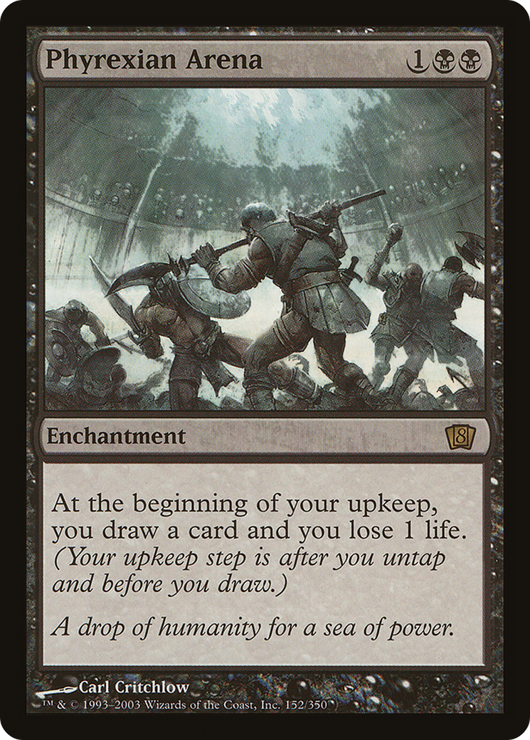 Phyrexian Arena (8ED-152★) - Eighth Edition Foil - Premium MTG Single from Wizards of the Coast - Just $6.28! Shop now at Game Crave Tournament Store