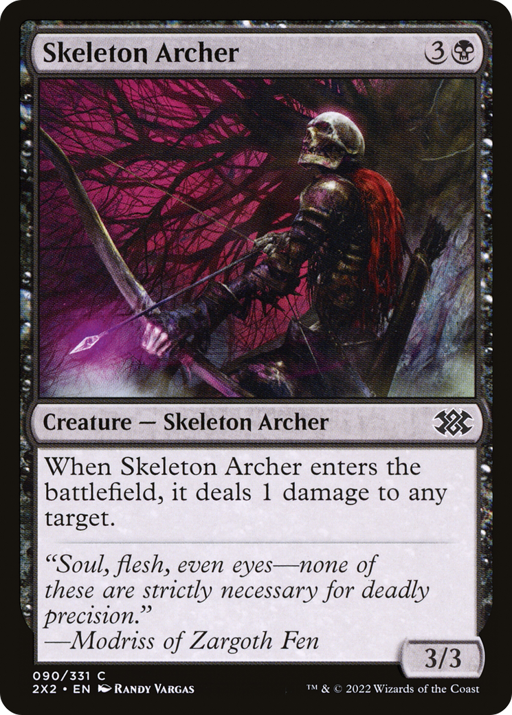 Skeleton Archer (2X2-090) - Double Masters 2022 - Premium MTG Single from Wizards of the Coast - Just $0.25! Shop now at Game Crave Tournament Store