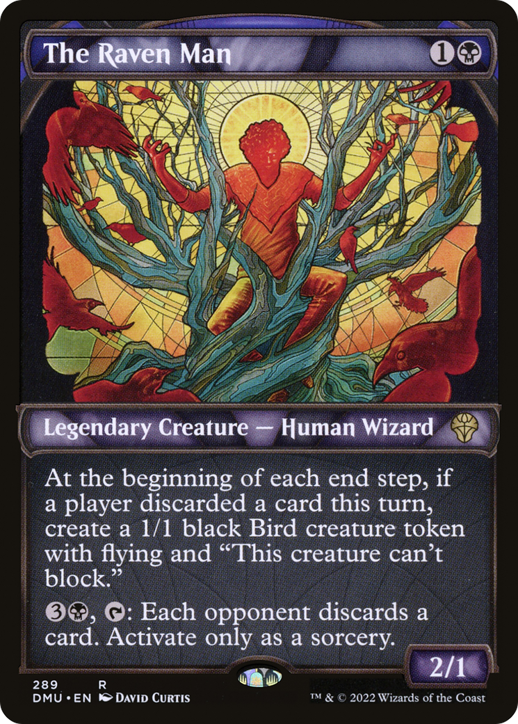 The Raven Man (DMU-289) - Dominaria United: (Showcase) - Premium MTG Single from Wizards of the Coast - Just $0.08! Shop now at Game Crave Tournament Store