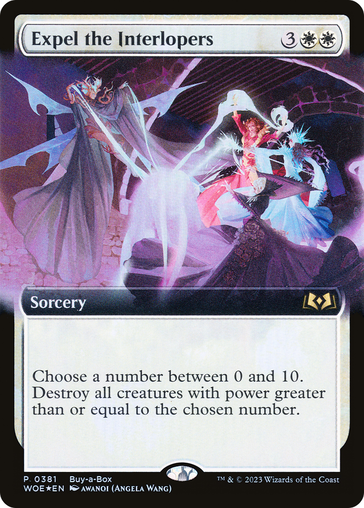 Expel the Interlopers (WOE-381) - Wilds of Eldraine: (Extended Art) Foil - Premium MTG Single from Wizards of the Coast - Just $0.25! Shop now at Game Crave Tournament Store