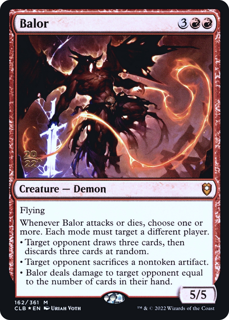Balor (PCLB-162S) - Battle for Baldur's Gate Promos Foil - Premium MTG Single from Wizards of the Coast - Just $1.51! Shop now at Game Crave Tournament Store