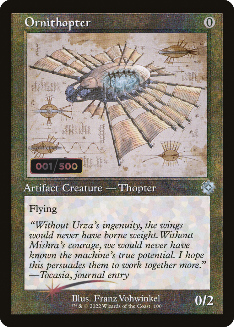 Ornithopter (BRR-100Z) - The Brothers' War Retro Artifacts Foil - Premium MTG Single from Wizards of the Coast - Just $208! Shop now at Game Crave Tournament Store