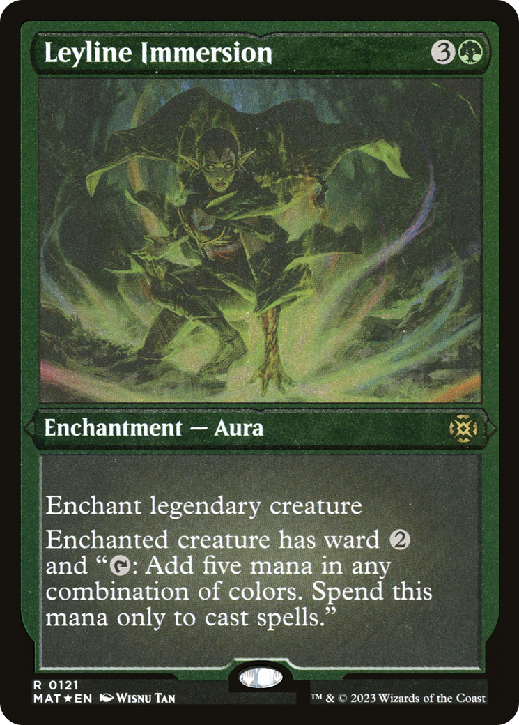Leyline Immersion (MAT-121) - March of the Machine: The Aftermath Etched Foil - Premium MTG Single from Wizards of the Coast - Just $0.55! Shop now at Game Crave Tournament Store