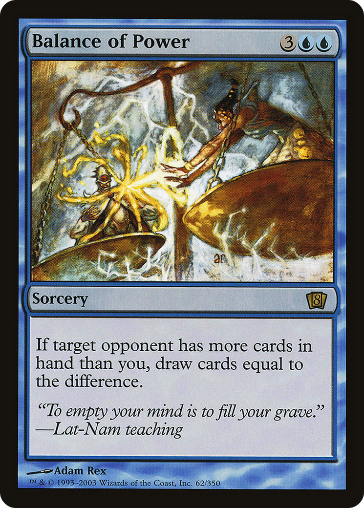 Balance of Power (8ED-62★) - Eighth Edition Foil - Premium MTG Single from Wizards of the Coast - Just $0.70! Shop now at Game Crave Tournament Store