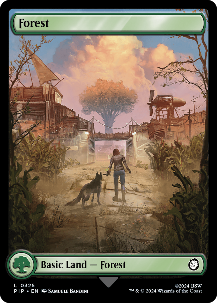 Forest (PIP-325) - Fallout Foil - Premium MTG Single from Wizards of the Coast - Just $0.38! Shop now at Game Crave Tournament Store