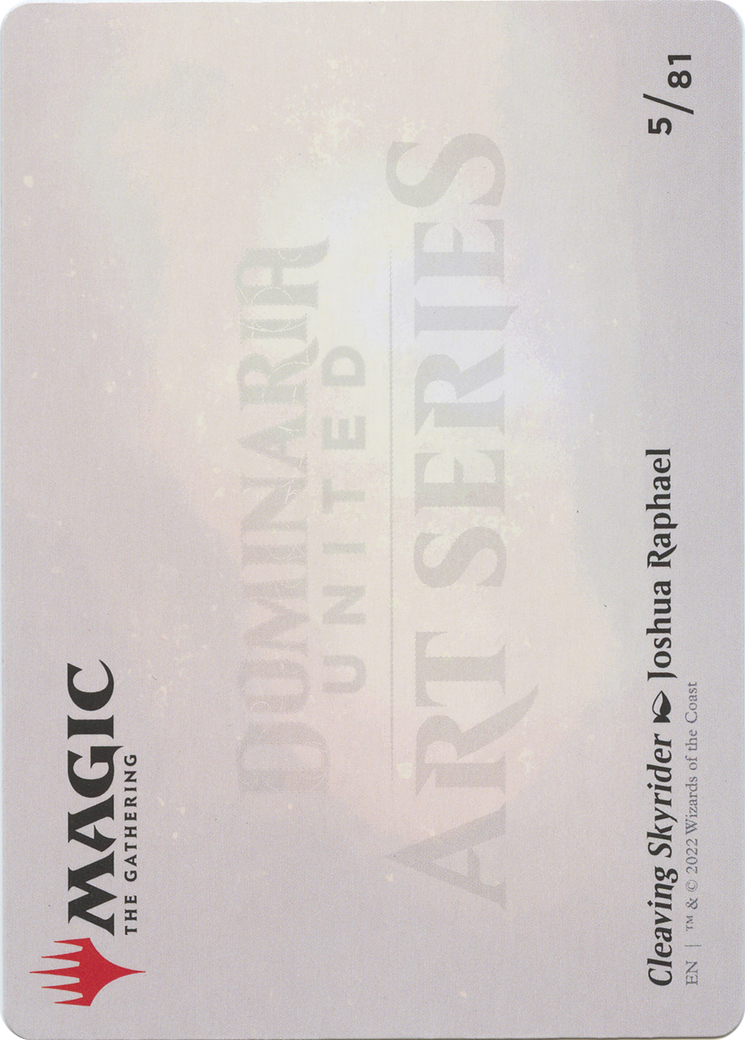 Cleaving Skyrider // Cleaving Skyrider (ADMU-005) - Dominaria United Art Series (Borderless) - Premium MTG Single from Wizards of the Coast - Just $0! Shop now at Game Crave Tournament Store