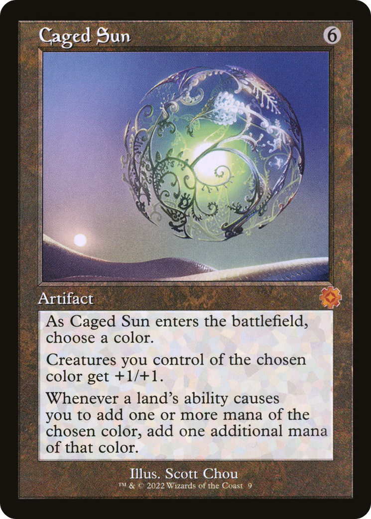 Caged Sun (BRR-009) - The Brothers' War Retro Artifacts Foil - Premium MTG Single from Wizards of the Coast - Just $1.23! Shop now at Game Crave Tournament Store