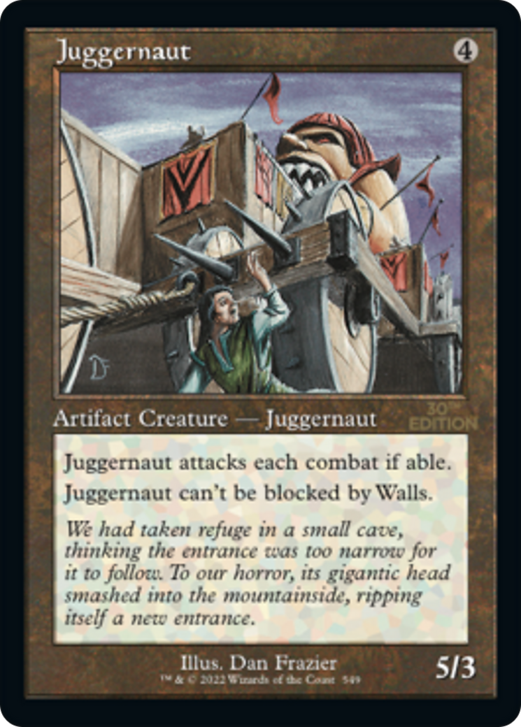Juggernaut (30A-549) - 30th Anniversary Edition - Premium MTG Single from Wizards of the Coast - Just $8.12! Shop now at Game Crave Tournament Store