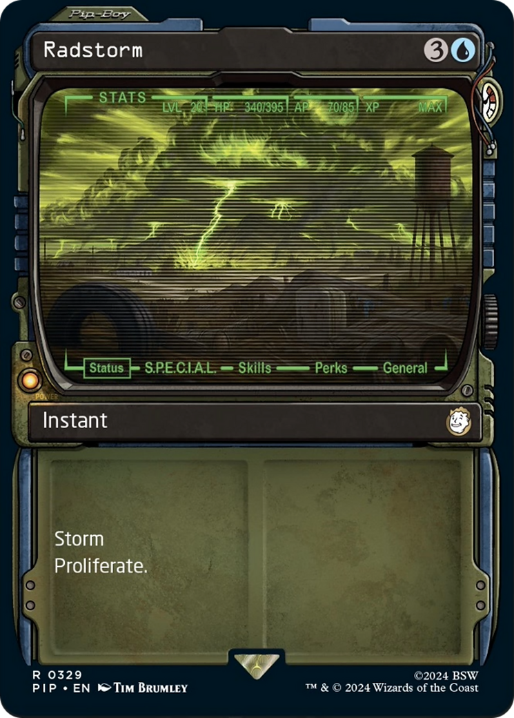 Radstorm (PIP-329) - Fallout: (Showcase) Foil - Premium MTG Single from Wizards of the Coast - Just $1.19! Shop now at Game Crave Tournament Store