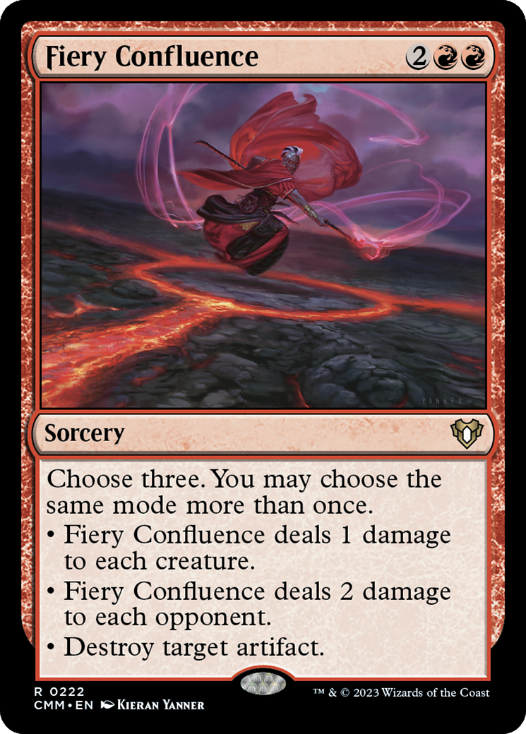Fiery Confluence (CMM-222) - Commander Masters Foil - Premium MTG Single from Wizards of the Coast - Just $0.31! Shop now at Game Crave Tournament Store
