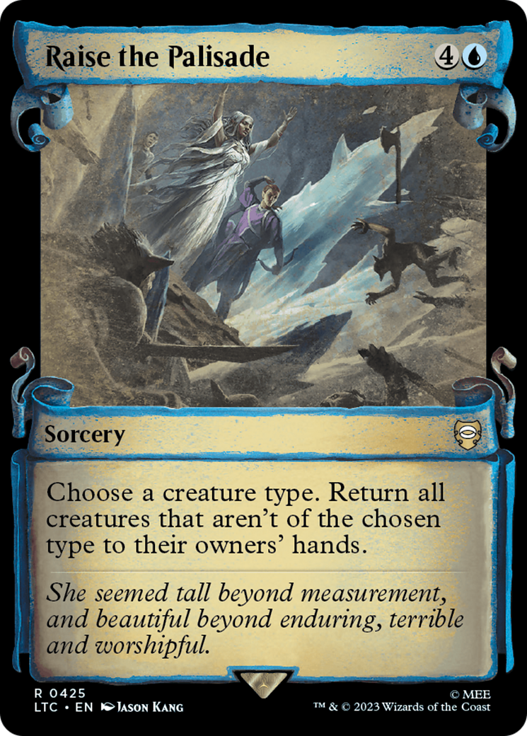 Raise the Palisade (LTC-425) - Tales of Middle-earth Commander: (Showcase) - Premium MTG Single from Wizards of the Coast - Just $4.01! Shop now at Game Crave Tournament Store