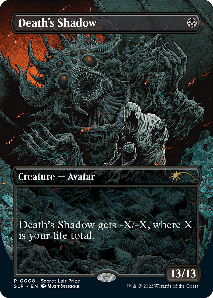 Death's Shadow (SLP-008) - Secret Lair Showdown - Premium MTG Single from Wizards of the Coast - Just $0.68! Shop now at Game Crave Tournament Store
