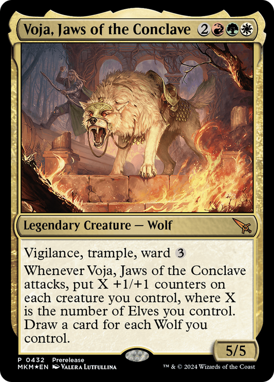 Voja, Jaws of the Conclave (MKM-432) - Murders at Karlov Manor Foil - Premium MTG Single from Wizards of the Coast - Just $8.14! Shop now at Game Crave Tournament Store