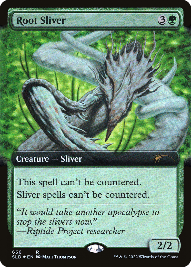 Root Sliver (SLD-656) - Secret Lair Drop: (Extended Art) Foil - Premium MTG Single from Wizards of the Coast - Just $6.55! Shop now at Game Crave Tournament Store